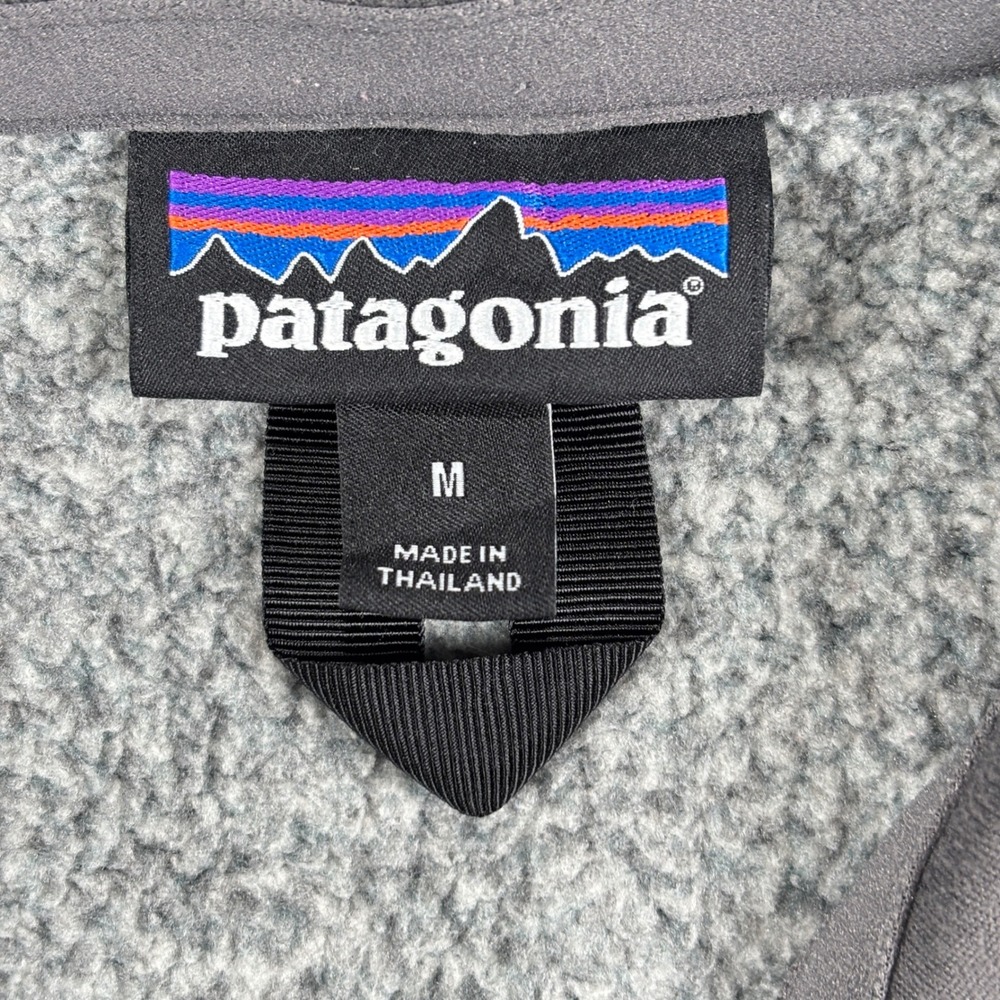 Patagonia Better Sweater 1/4 Zip Pullover Mens Size M Gray Fleece Jacket - Picture 5 of 9